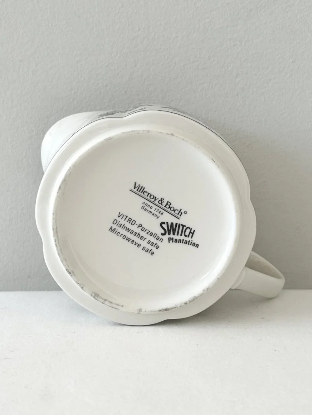Villeroy Boch Switch Plantation Gravy Boat Floral Simla Vitro Porcelain Germany